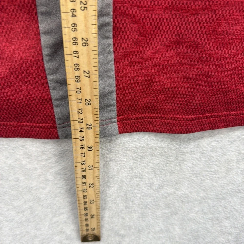 Adidas Baseball Sweatshirt‎ Mens Medium Red Pockets Saber Tooth Tigers School